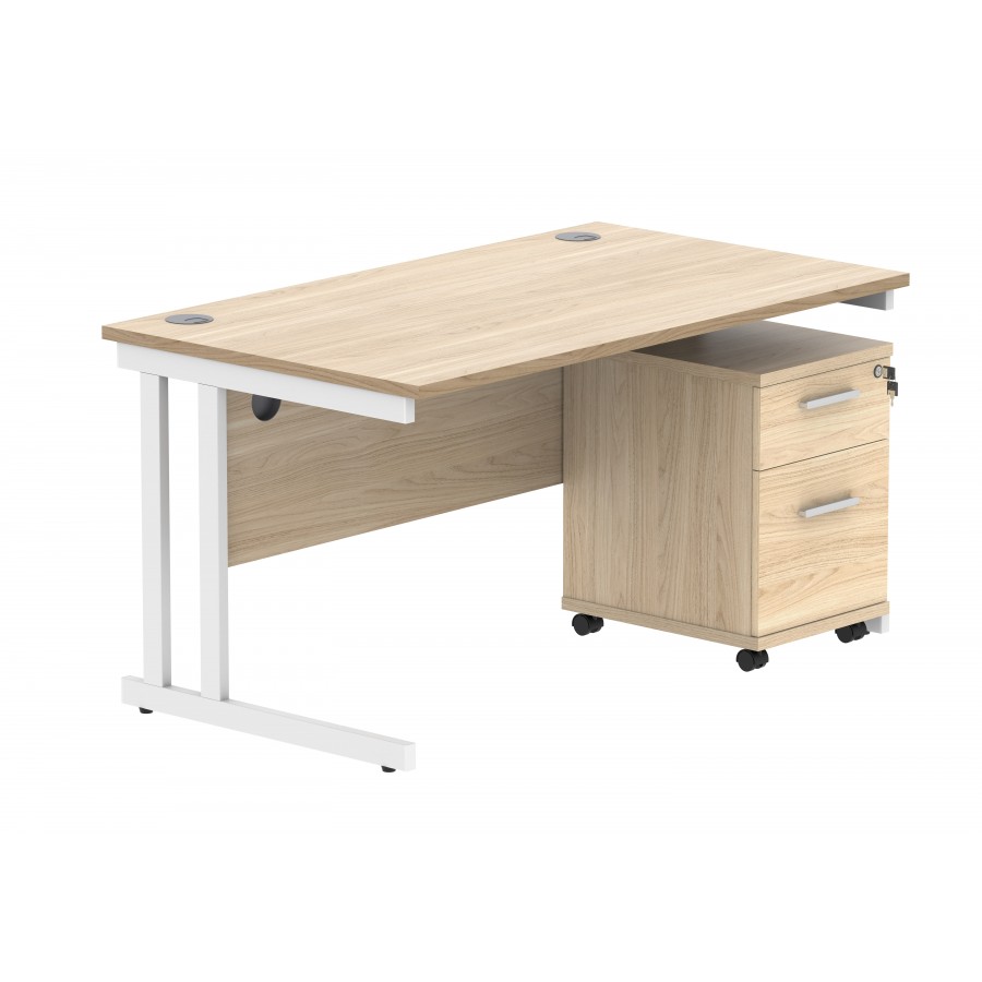 Core Desk With Underdesk Pedestal